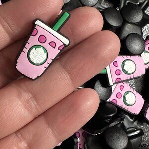 Pink Starbucks Drink Shoe Charm | Fits Crocs | Cute Coffee Cup Jibbitz Style